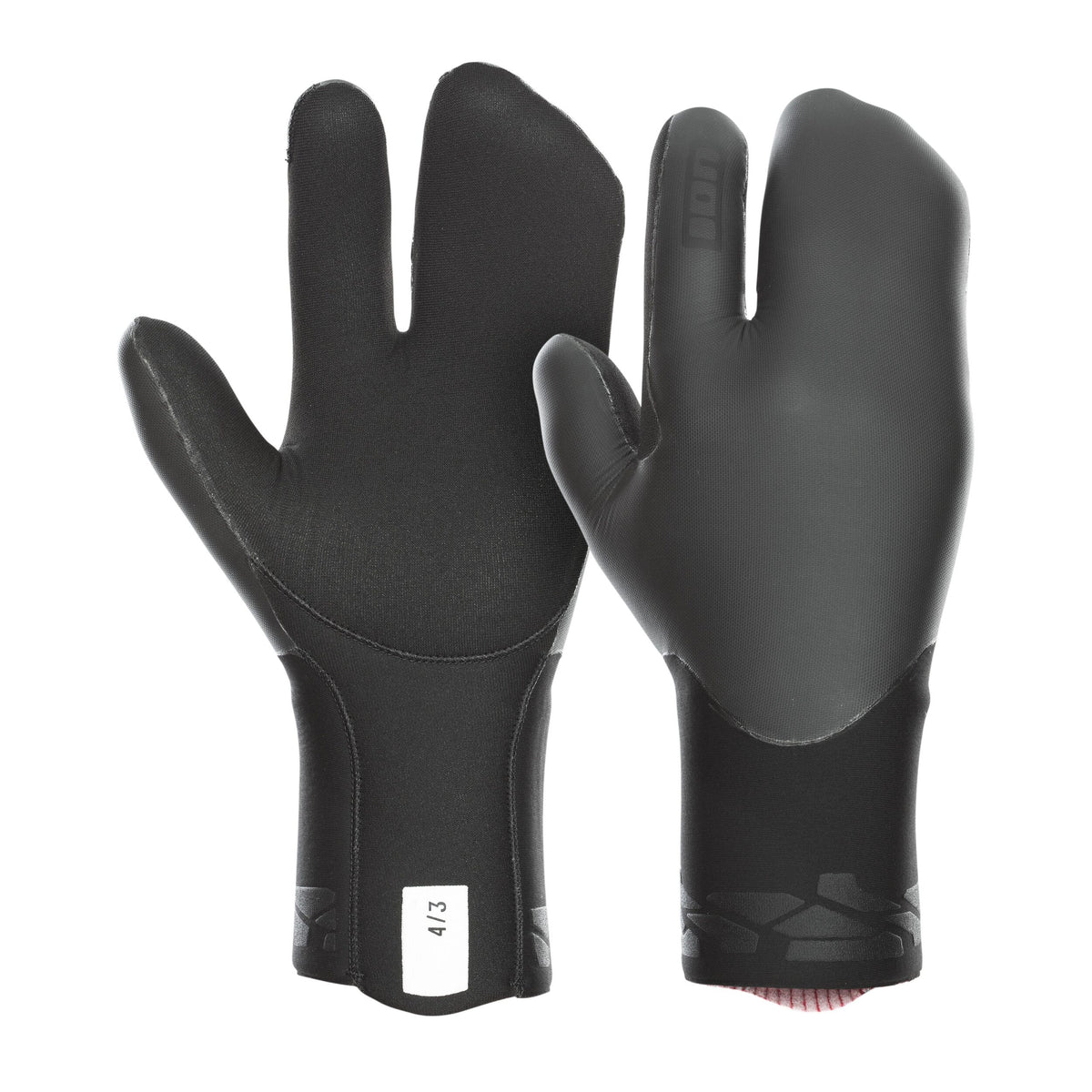 Guanti in neoprene ION LOBSTER MITTEN 4/3 BLACK