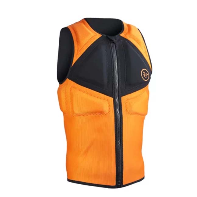 Giubbino protettivo galleggiante per kitesurf Ride Engine Empax v2 arancione/nero Kitepoint.shop a Malcesine