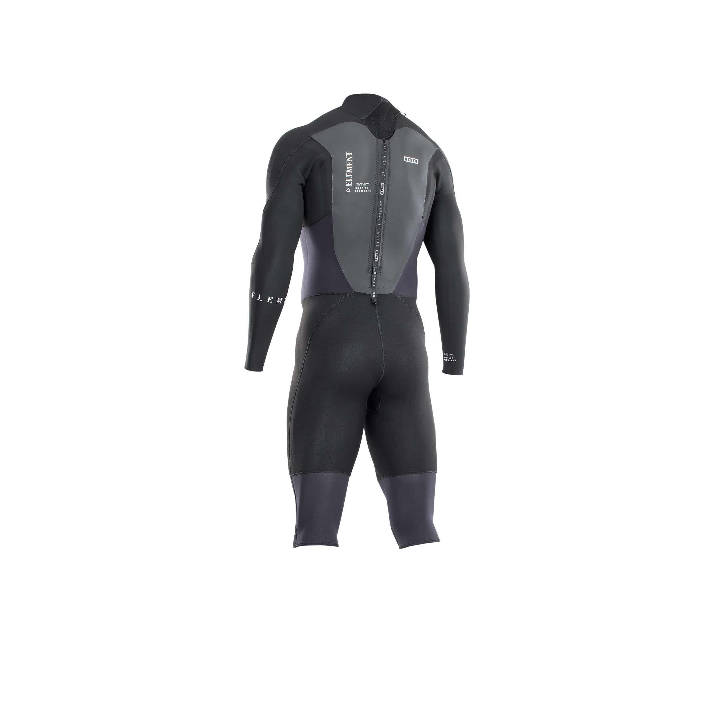 Muta per kitesurf Ion Element Overknee 4/3 manica lunga nera dietro Kitepoint.shop Malcesine