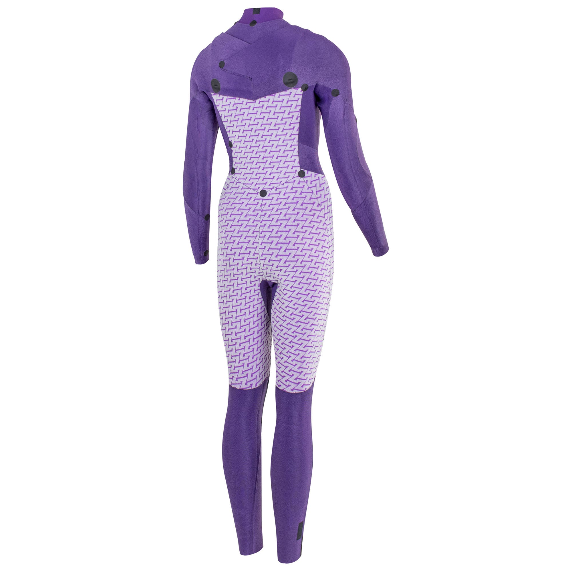 Muta per kitesurf Prolimit Flare Free X-Hooded 6/4 nera interno dietro Kitepoint.shop Malcesine