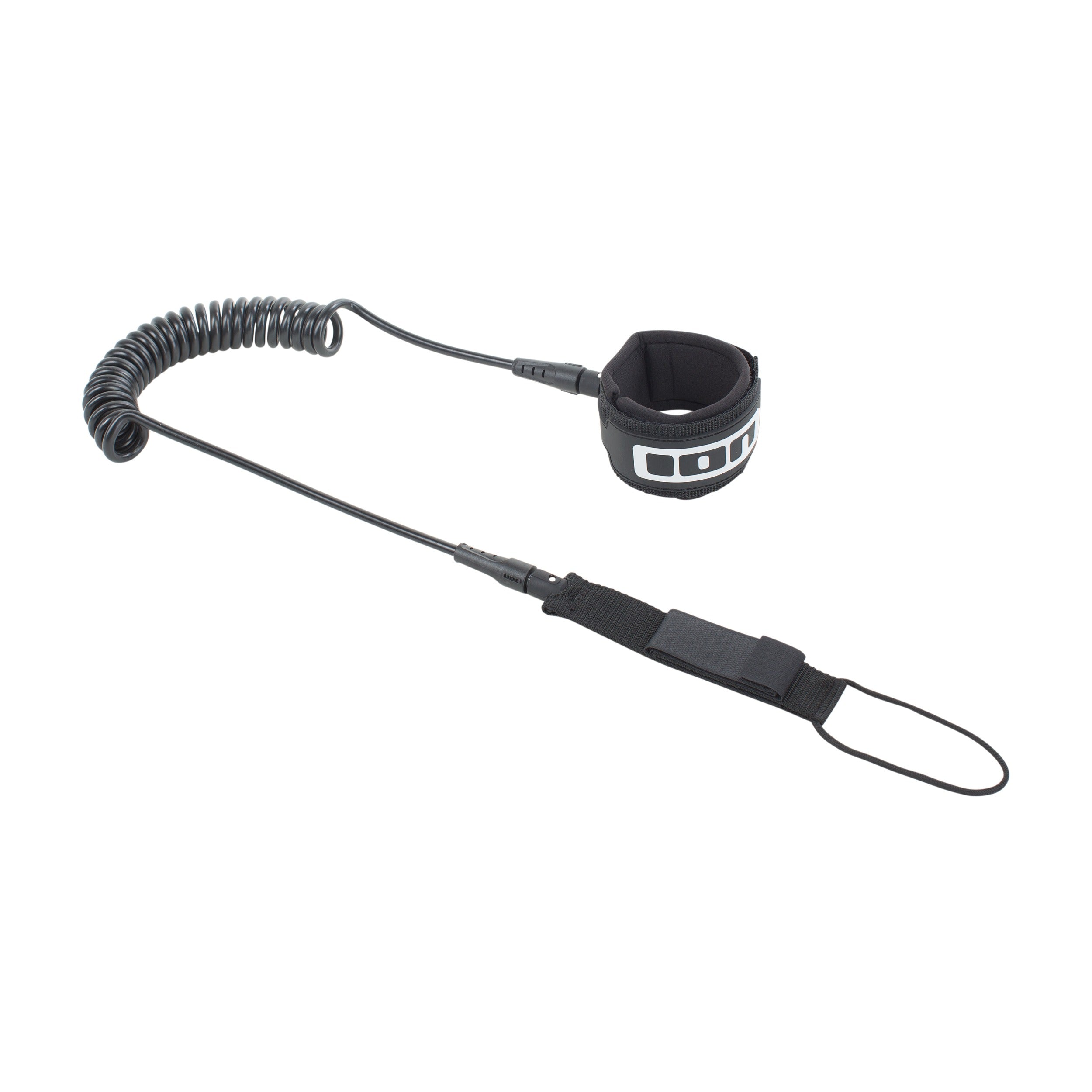 Leash da caviglia per sup ION SUP CORE LEASH COILED 8' BLACK