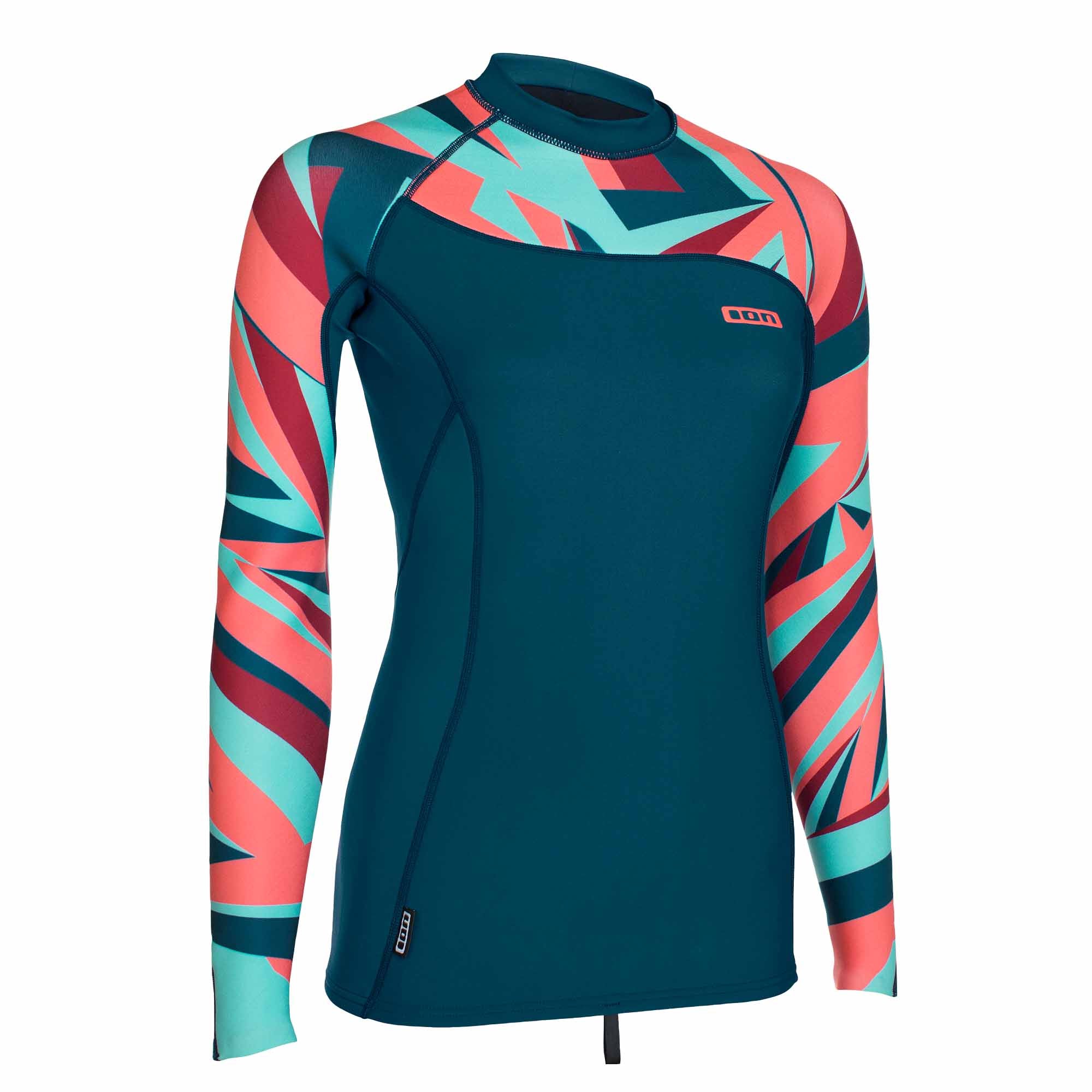 Women's neoprene top ION NEO TOP WOMEN 2/1 LS PETROL