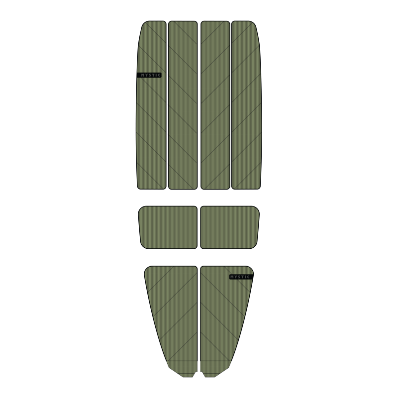 Pad adesivo tavole surf MYSTIC AMBUSH FULL DECKPAD CLASSIC SHAPE ARMY