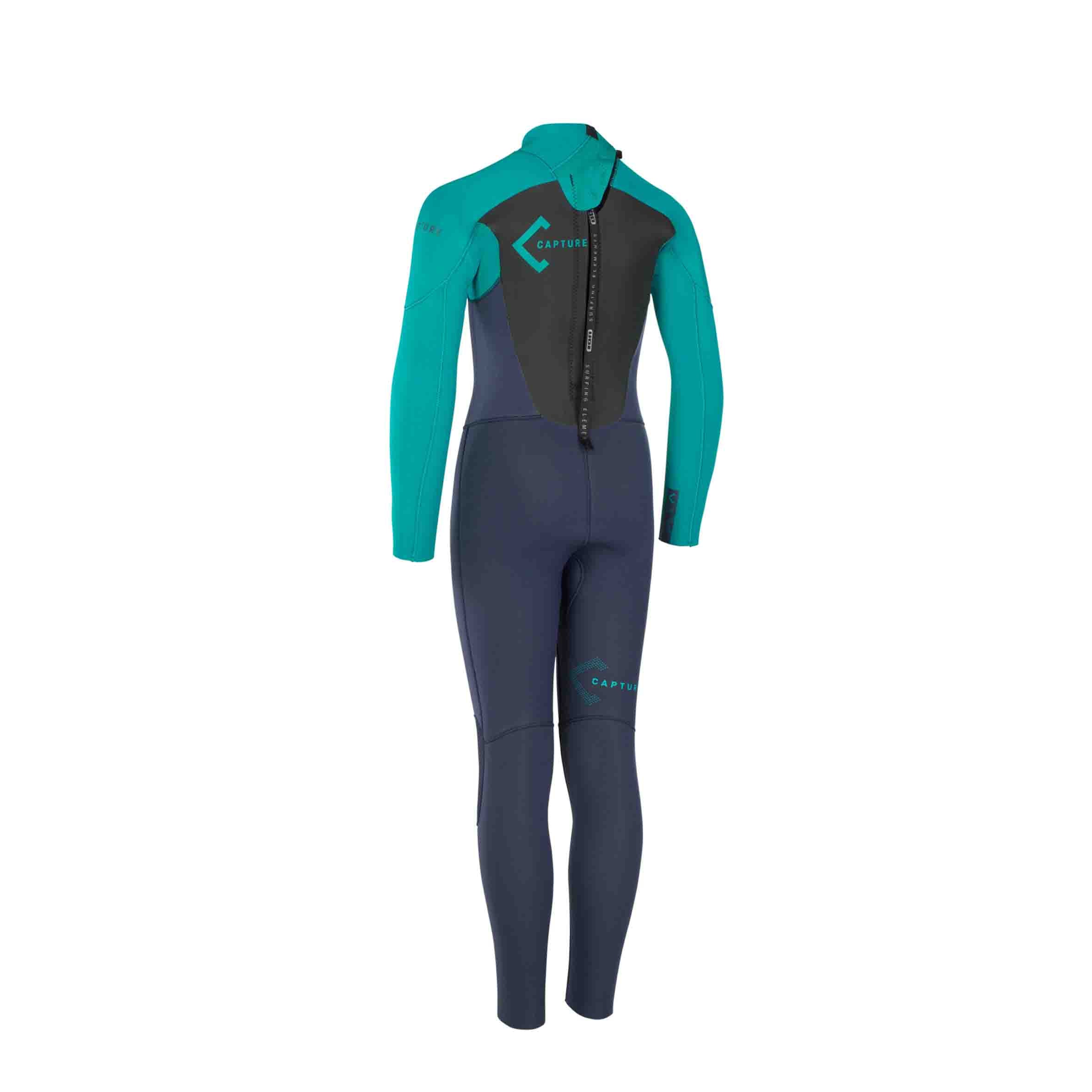 Muta invernale da ragazzo ION CAPTURE 5/4 GOLF GREEN/SLATE BLUE