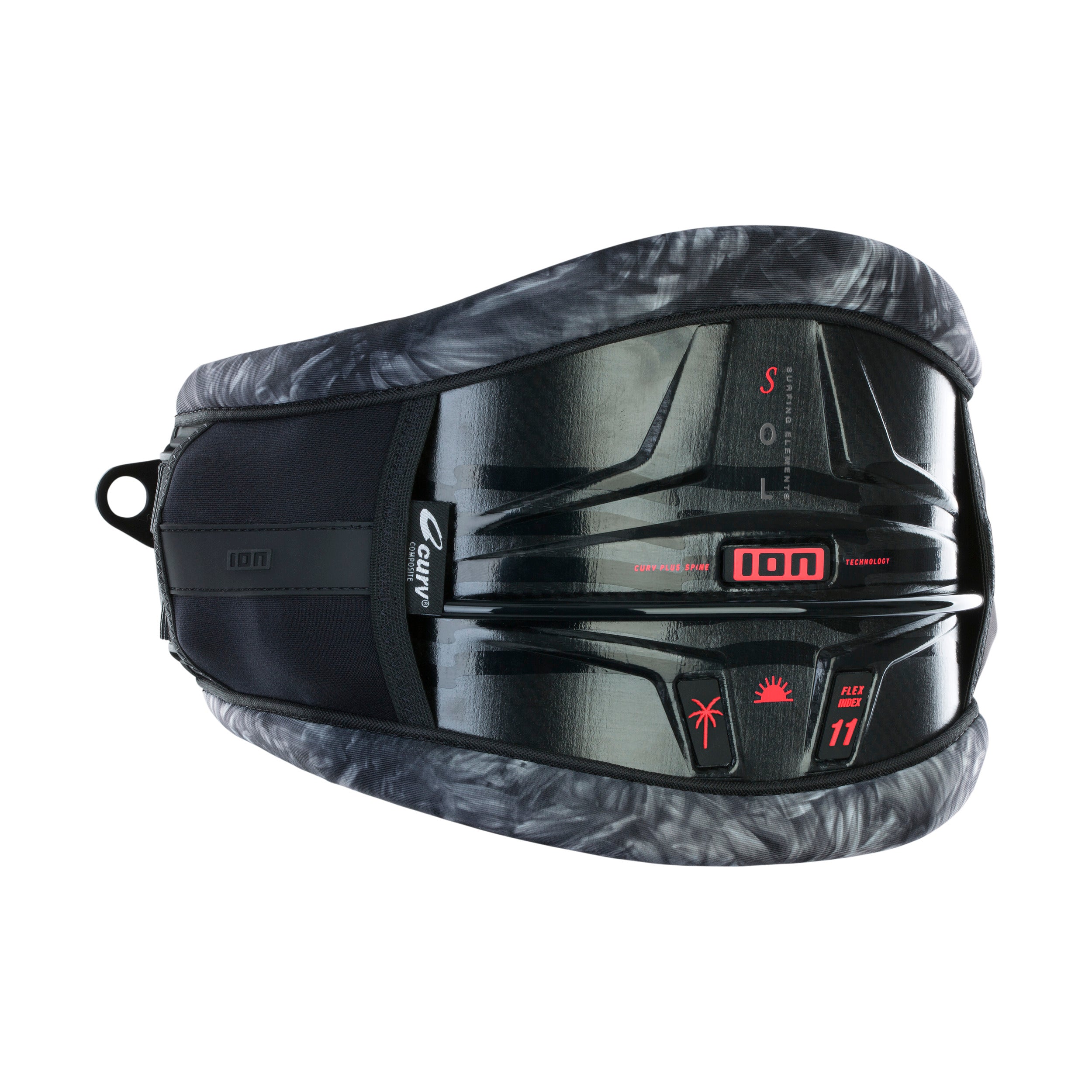 Trapezio rigido per kitesurf ION SOL CURV BLACK