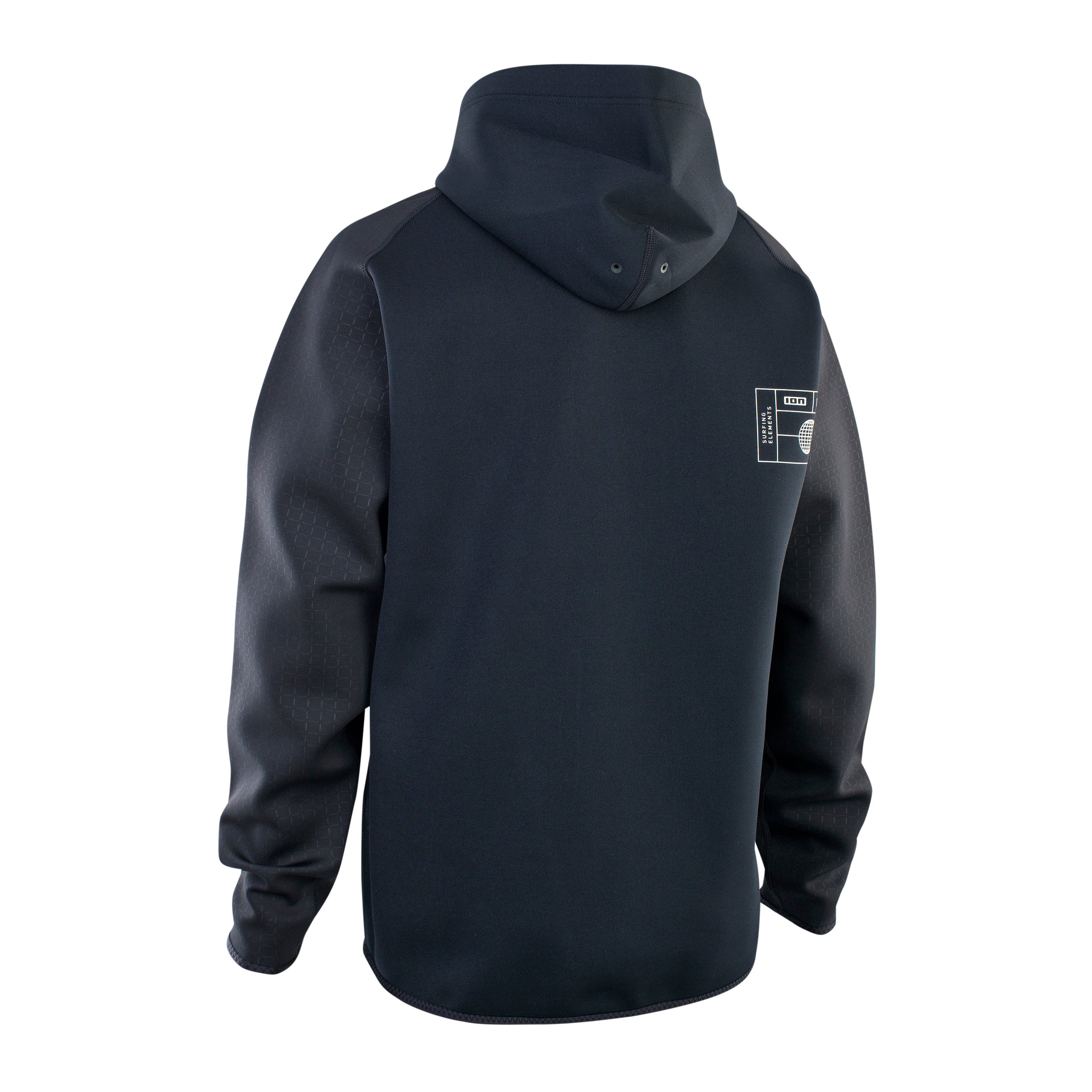 Giacca in neoprene ION HOODY NEO LITE BLACK