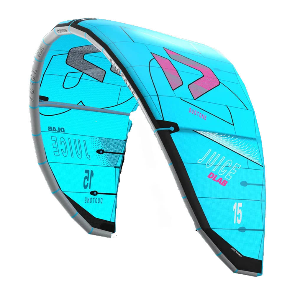 Vela per kitesurf DUOTONE JUICE D/LAB 15 TURQUOISE/GREY