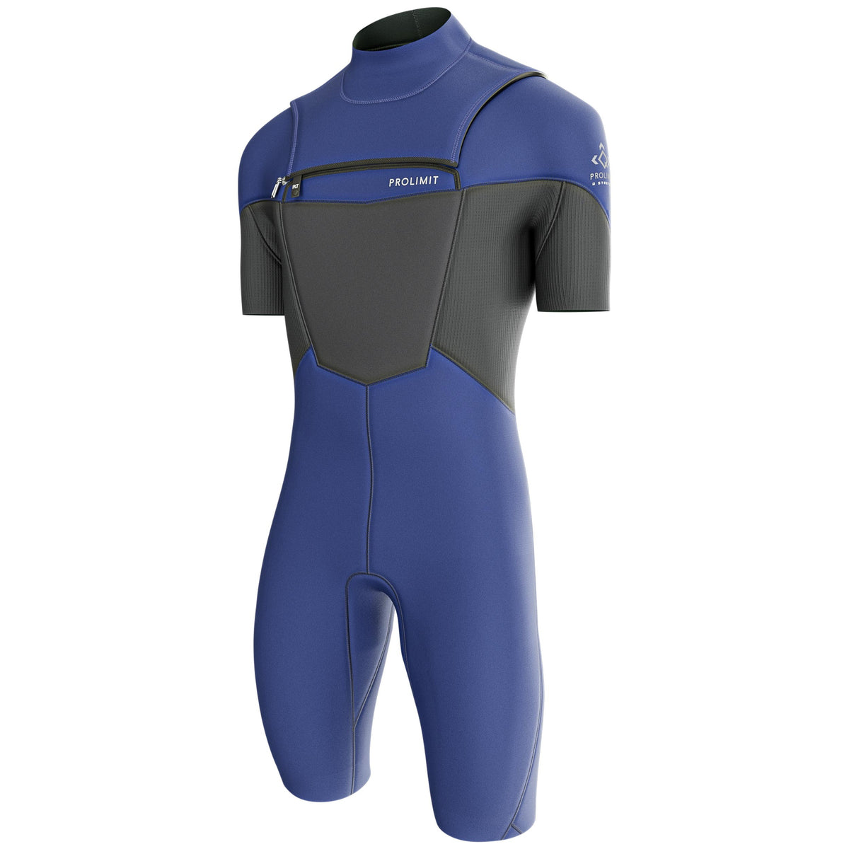 Muta estiva PROLIMIT FUSION SHORTY FREEZIP 2/2 BLUE/GREY