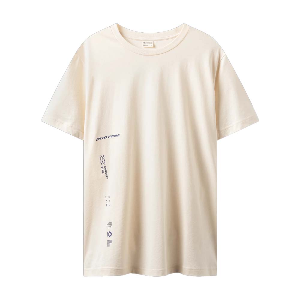 T-shirt DUOTONE TEE SS CYCLONE UNDYED WHITE