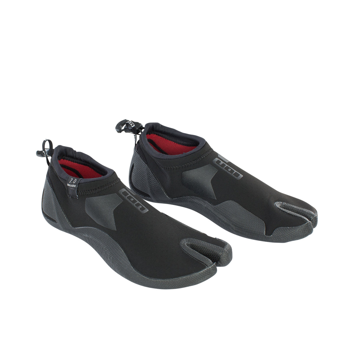 Calzari in neoprene per kitesurf Ion Ballistic Toes 2.0 neri Kitepoint.shop Malcesine