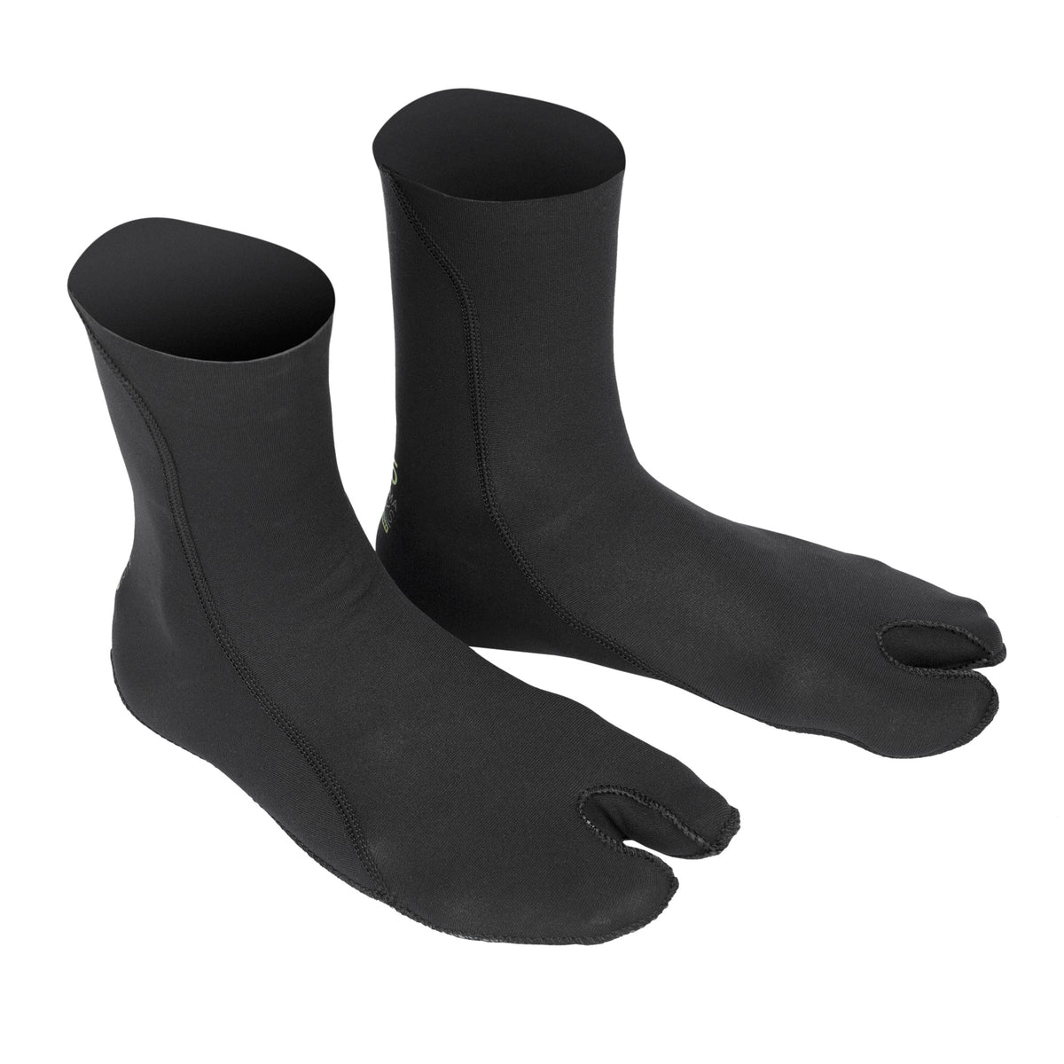 Calze in neoprene per kitesurf Ion Plasma Socks nere da 0.5mm con split esterno Kitepoint.shop Malcesine