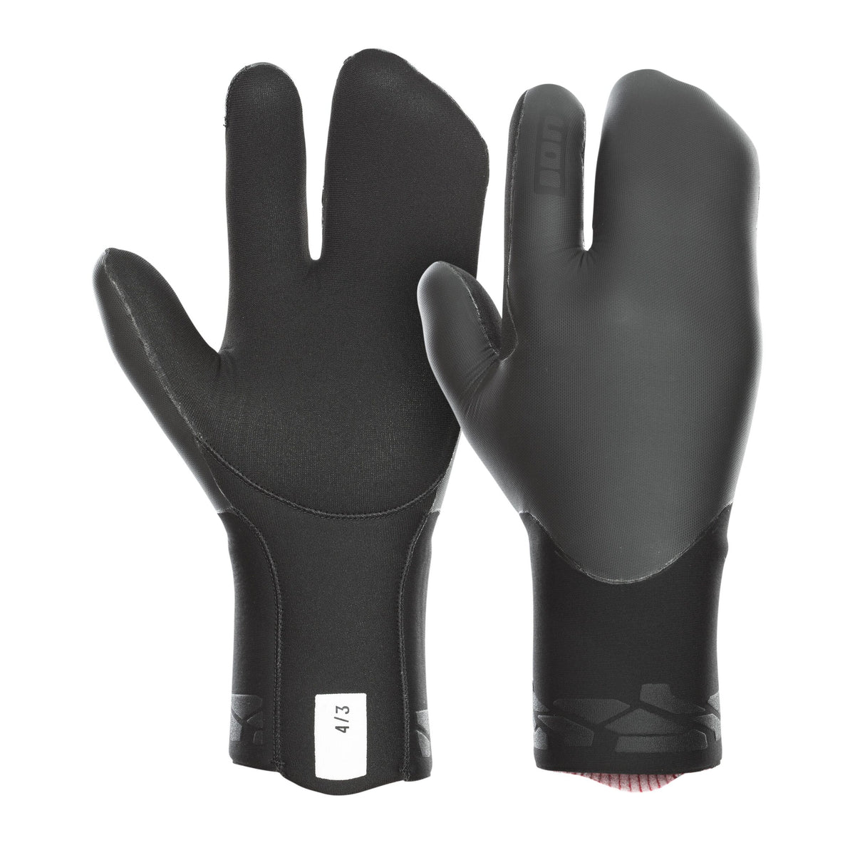 ION LOBSTER MITTEN 4/3 BLACK neoprene gloves