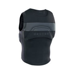 Giubbino protettivo galleggiante per kitesurf Ion Vector Vest Amp nero dietro kitepoint.shop a Malcesine
