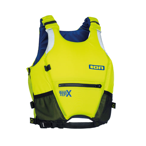 Giubbino protettivo galleggiante per kitesurf Ion Booster X giallo Kitepoint.shop a Malcesine