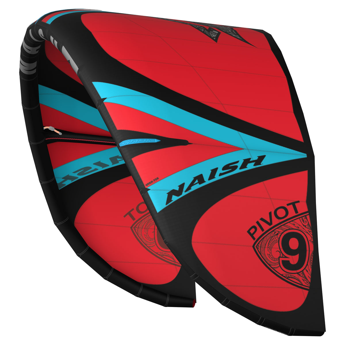 Vela per kitesurf Naish Pivot S27 rosso Kitepoint.shop Malcesine