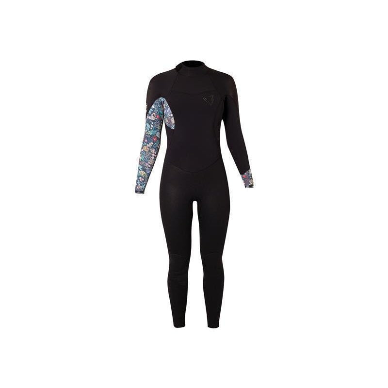 BRUNOTTI GLOW 5/4 BZ BLACK/CORAL women's winter wetsuit