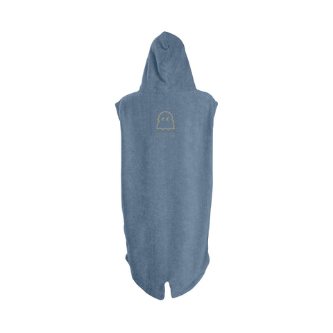 ION PONCHO GROM towels (115-155) STEEL BLUE
