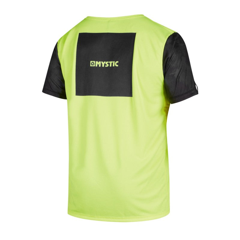 T-Shirt lycra MYSTIC MAJESTIC SS QUICKDRY NAVY/LIME