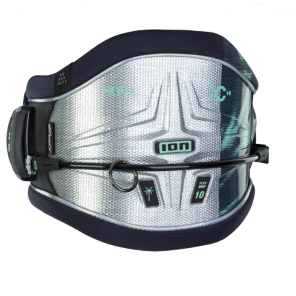 Trapezio rigido per kitesurf ION NOVA CURV 10 SILVER/ICE GREEN