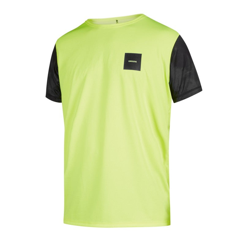 MYSTIC MAJESTIC SS QUICKDRY NAVY/LIME lycra t-shirt