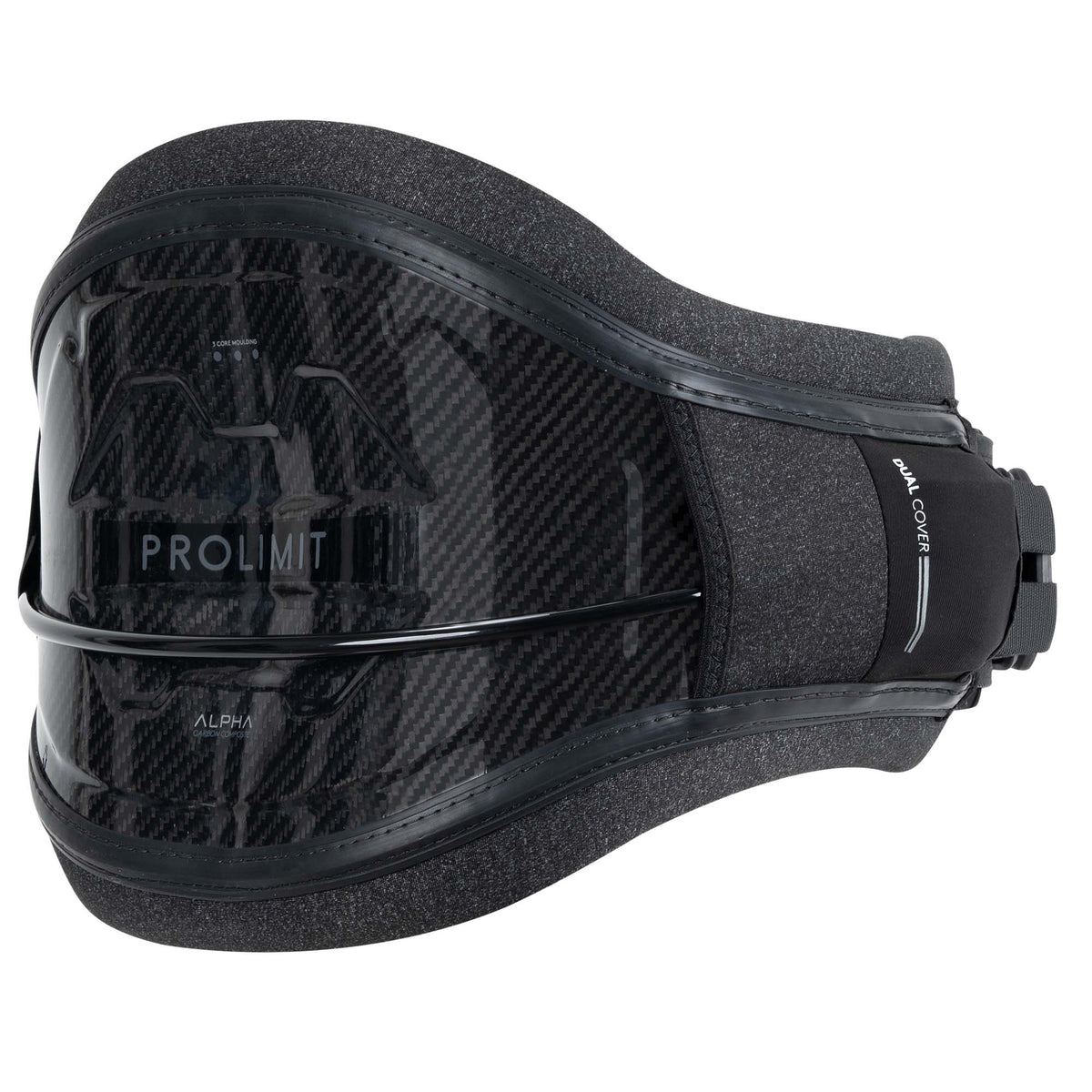 PROLIMIT ALPHA BLACK/SILVER rigid kitesurf harness