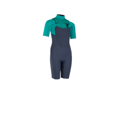 ION CAPTURE SHORTY 2/2 GOLF GREEN/SLATE BLUE summer wetsuit
