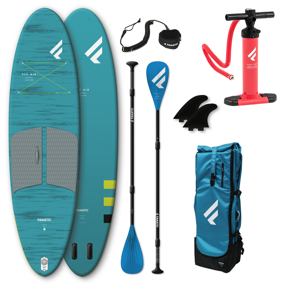 Inflatable sup board FANATIC PACKAGE FLY AIR POCKET /PURE 10'4"