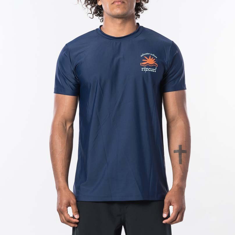 T-shirt lycra RIP CURL WILDER UVT NAVY