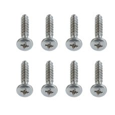 FANATIC SCREW SET M6X28 FOR SKY WING FOOTSTRAPS (8PCS)
